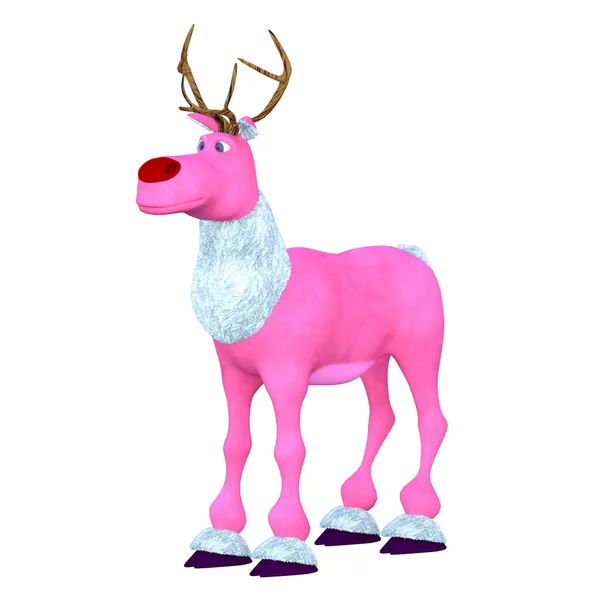 3D illustration of reindeer　 — Stok Foto